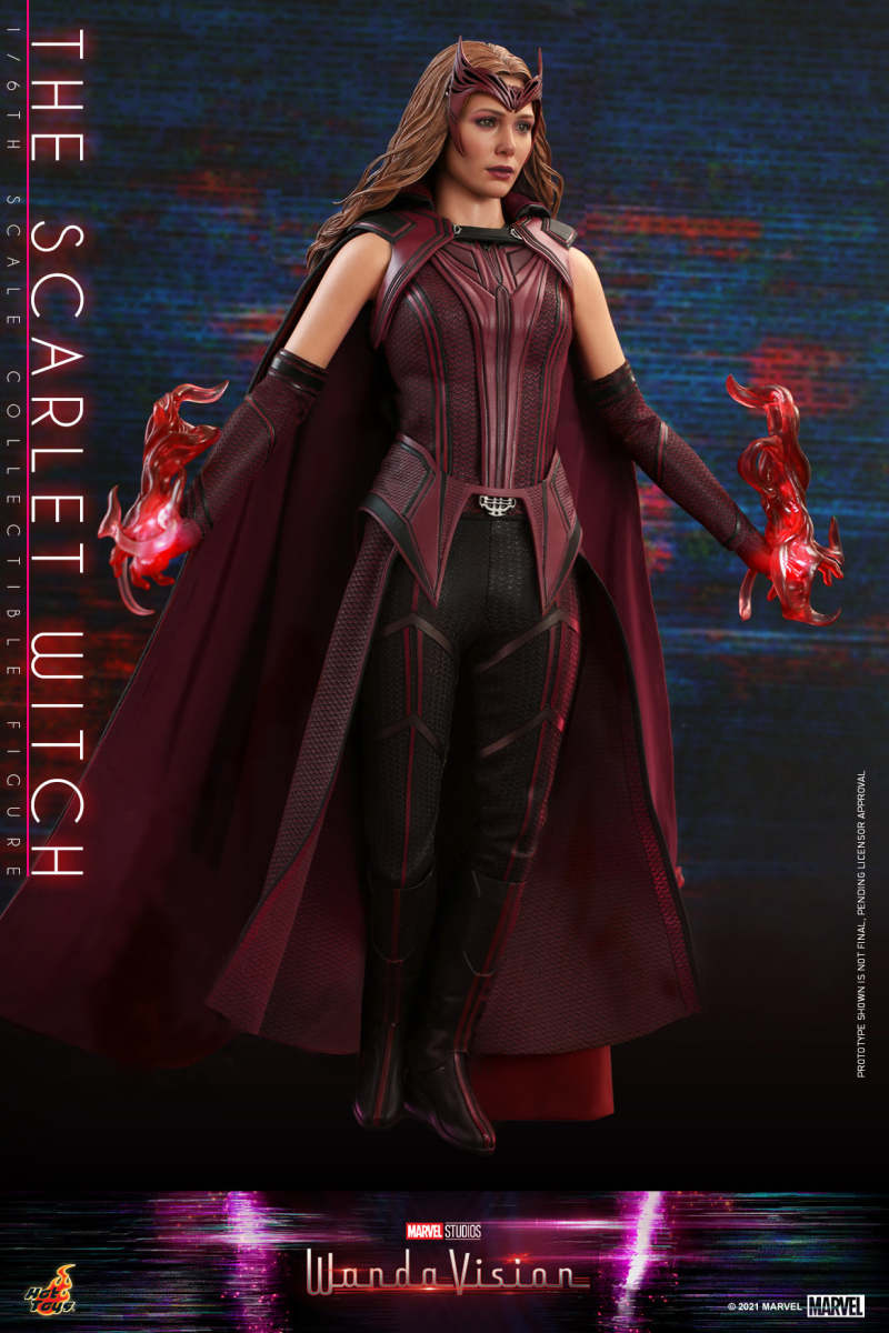 hot toys - tms036 -《汪达与幻视》绯红女巫(scarlet witch)1/6 比例