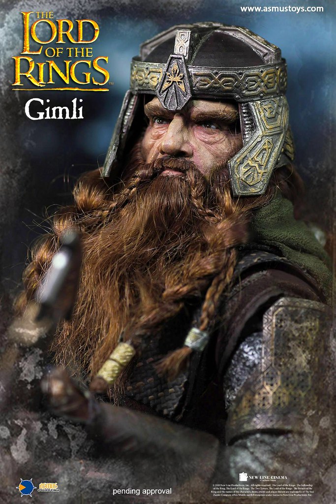 asmus toys 魔戒系列【金雳】gimli 1/6 比例人偶作品