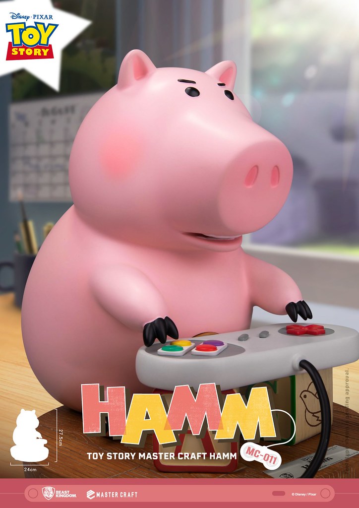 野兽国 master craft 系列《玩具总动员》火腿猪 hamm mc-011 全身