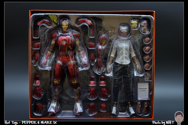 Hot Toys Iron Man Pepper Potts set Mego Talk