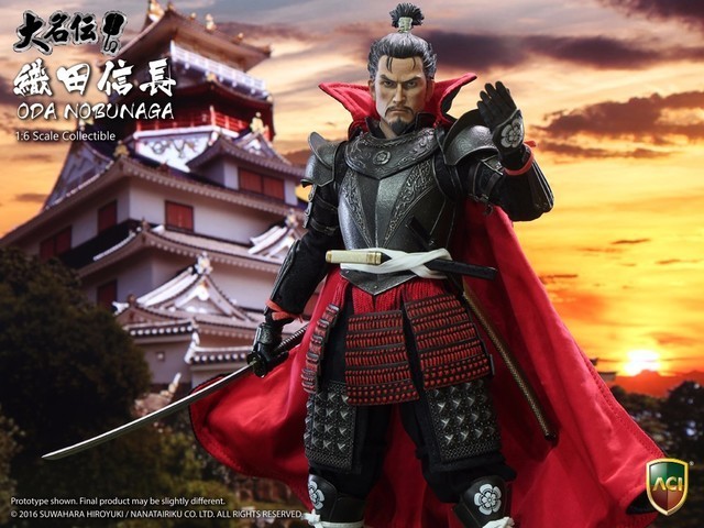 日本著名插畫大師諏訪原寬幸先生授權： ACI TOYS 1/6 織田信長