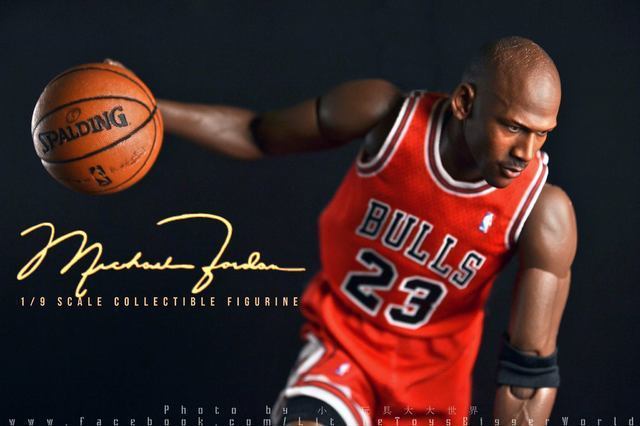 小小玩具大大世界。投稿】Enterbay 1/9 Michael Jordan (Masterpiece