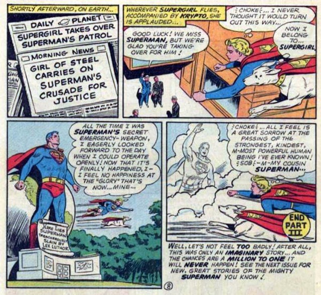 【淺談娛樂歷史】第一個超人死掉的故事其實是在 1961 年發行！？
