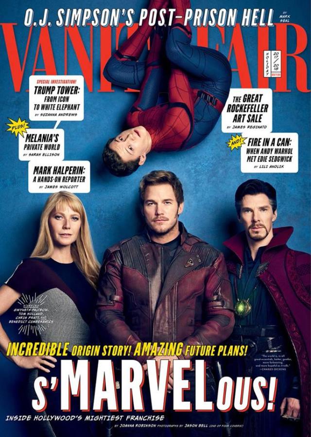 Vanity Fair雜誌釋出《復仇者聯盟3：無限之戰》封面以及幕後照