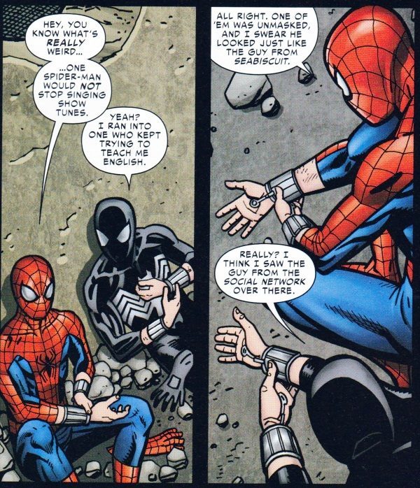 【短文】其實索尼電影的前兩版蜘蛛人有出現在《蜘蛛宇宙》的漫畫故事裡