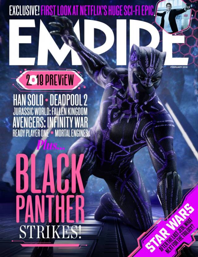 《黑豹》登上帝國雜誌二月號封面
