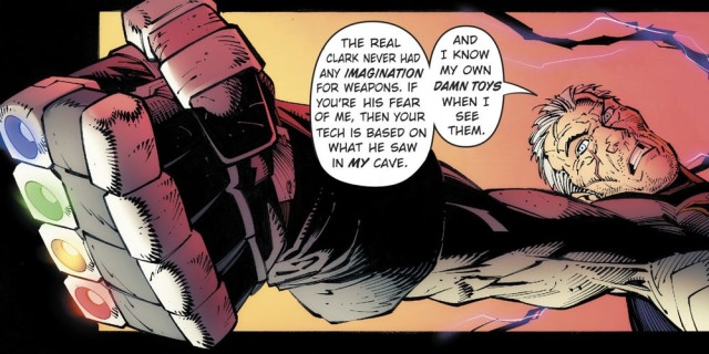 蝙蝠俠有了自己的＂無限手套＂來對抗黑暗多元宇宙