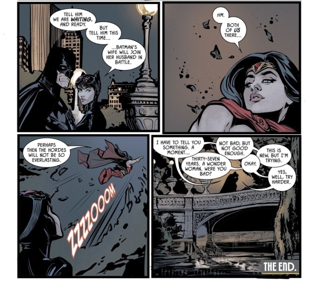 【ＤＣ宇宙相關】蝙蝠俠拒絕神力女超人仍選擇貓女，藉此證明小貓與蝙蝠的感情是永恆不朽