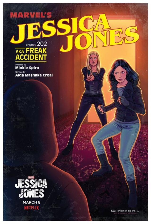 《潔西卡瓊斯》第二季釋出全季各集紙漿風格海報