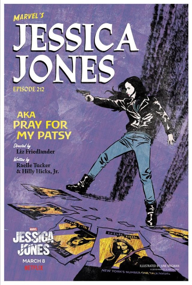 《潔西卡瓊斯》第二季釋出全季各集紙漿風格海報