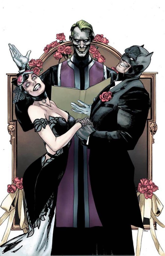 小丑擔任蝙蝠俠與貓女的證婚人封面公開！？