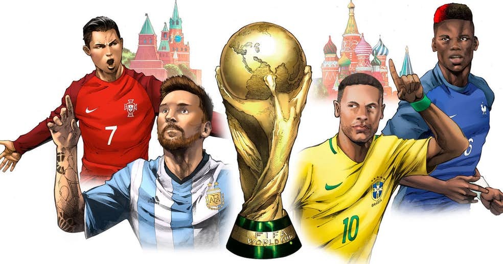 迪士尼旗下的兩大品牌－漫威與ＥＳＰＮ推出了足球世界杯的漫畫