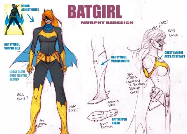 【ＤＣ宇宙相關】連載團隊改組的同時也讓蝙蝠女換了新的服裝～