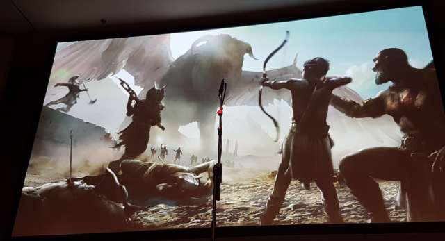 【戰神系列相關】戰神製作團隊公開奎托斯父子在埃及戰鬥的藝術概念圖