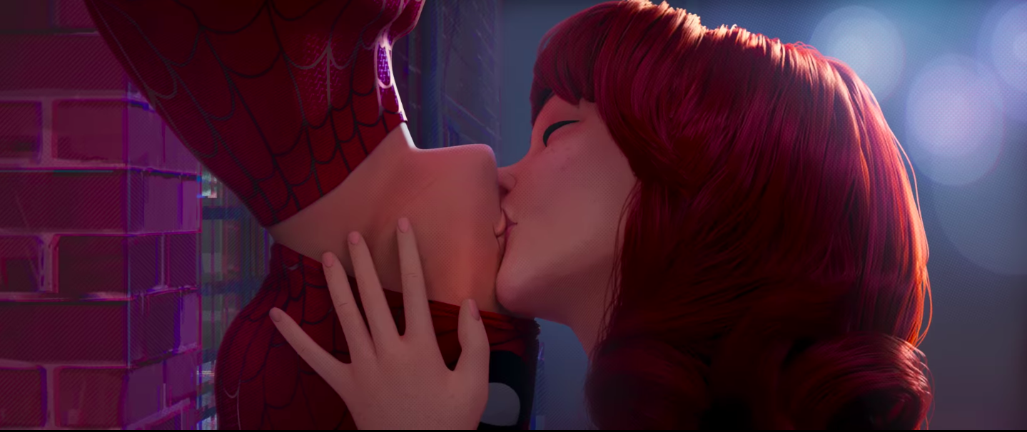 Человек паук 3 поцелуй Гвен. Целуешь ее mary