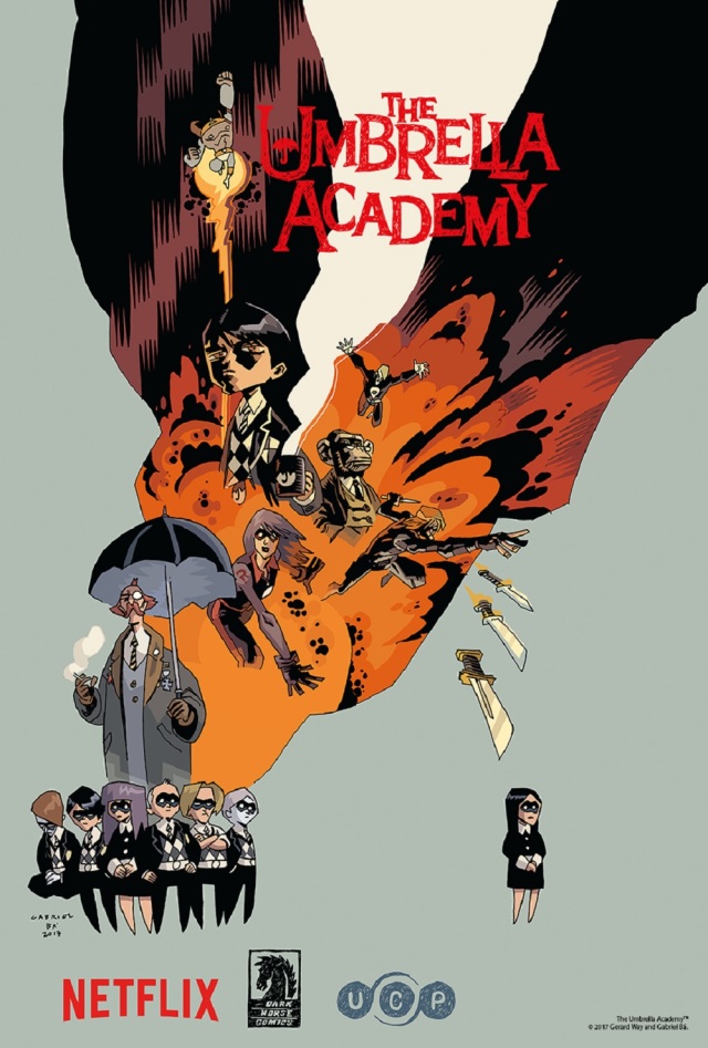 音樂人傑洛德·威創作、艾倫‧佩姬與瑪麗·布萊姬主演的黑馬漫畫《傘學院》影集即將於 Netflix 推出