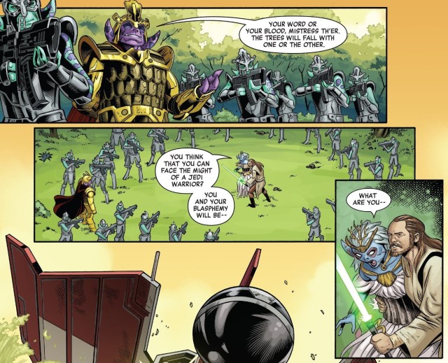 【星戰宇宙相關】漫畫劇情證明了金魁剛如果還活著會讓安納金免於墮落到黑暗面的命運！