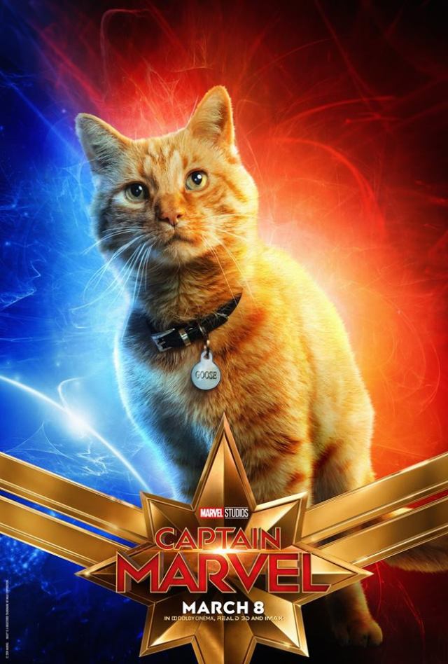 連貓咪都能有自己一張海報！《驚奇隊長》十張全新角色海報公開
