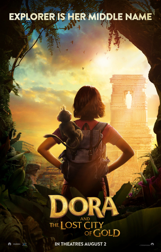 《愛探險的DORA》真人版海報首度曝光！青春洋溢的「少女版」朵拉出發尋找失落的黃金城
