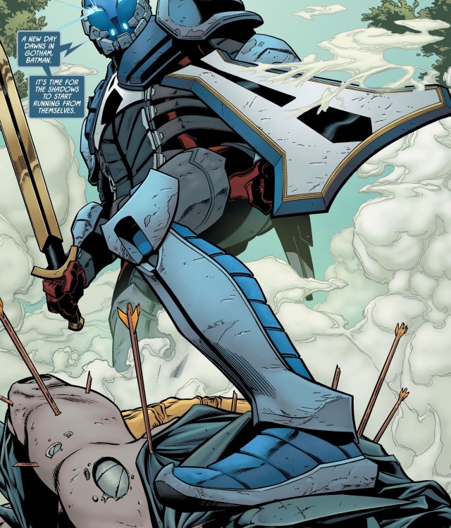 【ＤＣ宇宙相關】正史版的 Arkham Knight 創造全新的中世紀騎士邪教組織來襲擊蝙蝠俠！