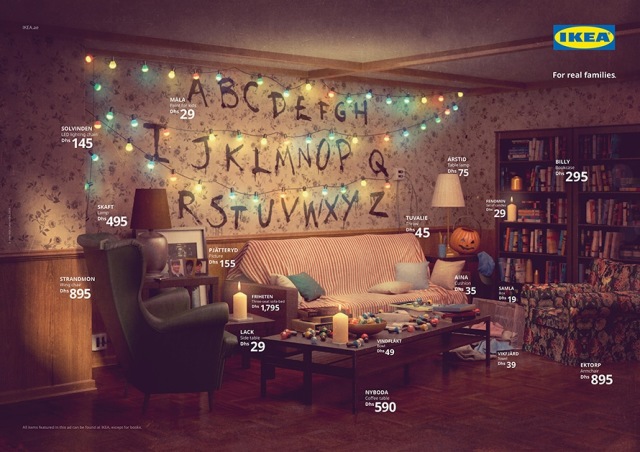 IKEA 以《辛普森家庭》、《怪奇物語》和《六人行》的客廳來當作新型錄廣告！