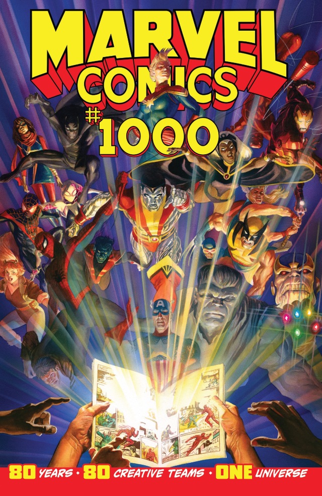 漫威漫畫第一千期（Marvel Comics #1000）是漫畫迷必看和必買的集大成書本！