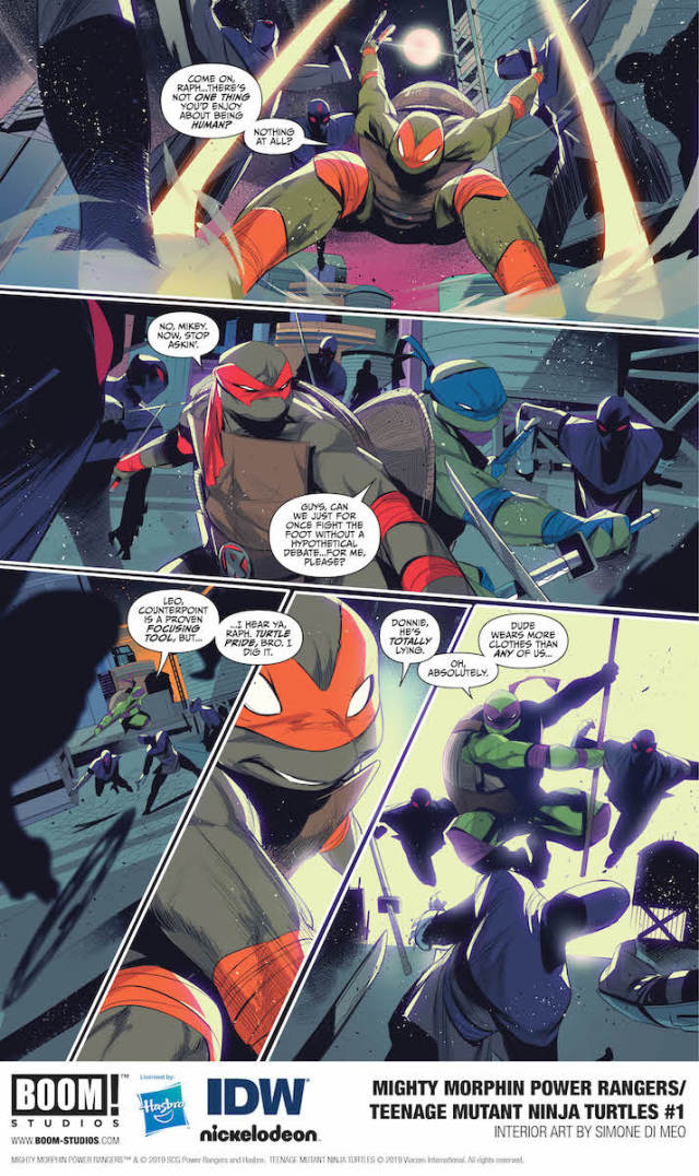 綠衣戰士大明加入許瑞德的勢力？搶先看金剛戰士與忍者龜的合作漫畫預覽！