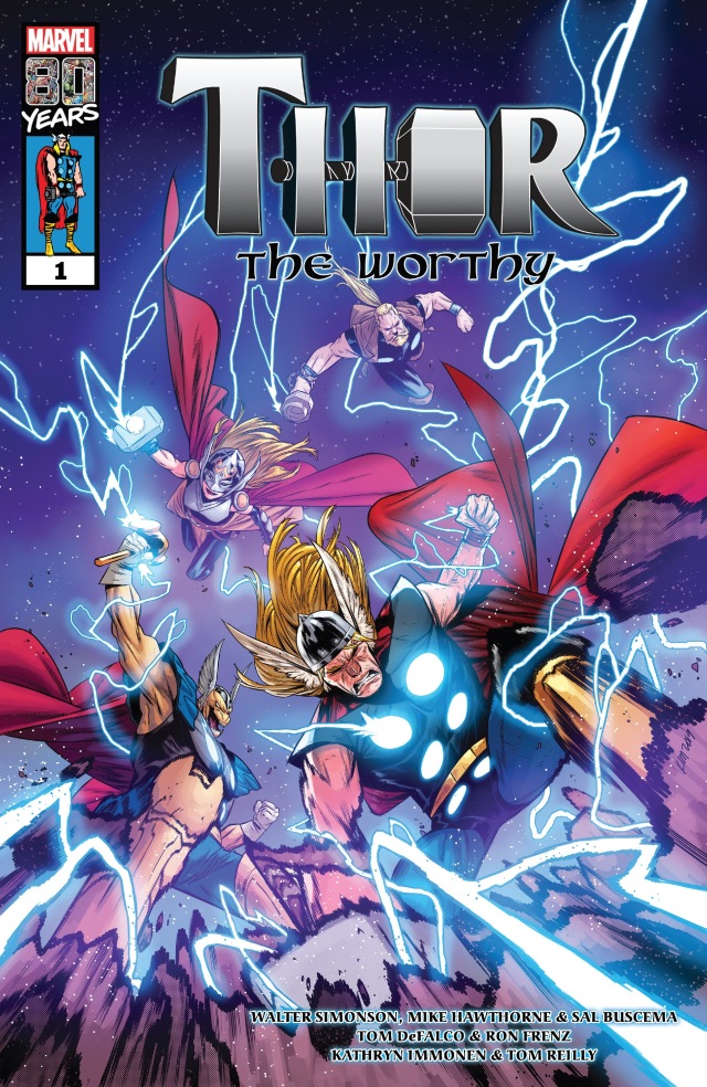 雷神索爾的漫威 80 周年紀念刊承認「超人和神力女超人」持有雷神鎚是正史發展！