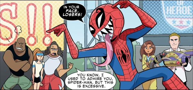 要是今天蜘蛛人與猛毒是室友呢？值得入坑的可愛畫風漫威故事大推薦！
