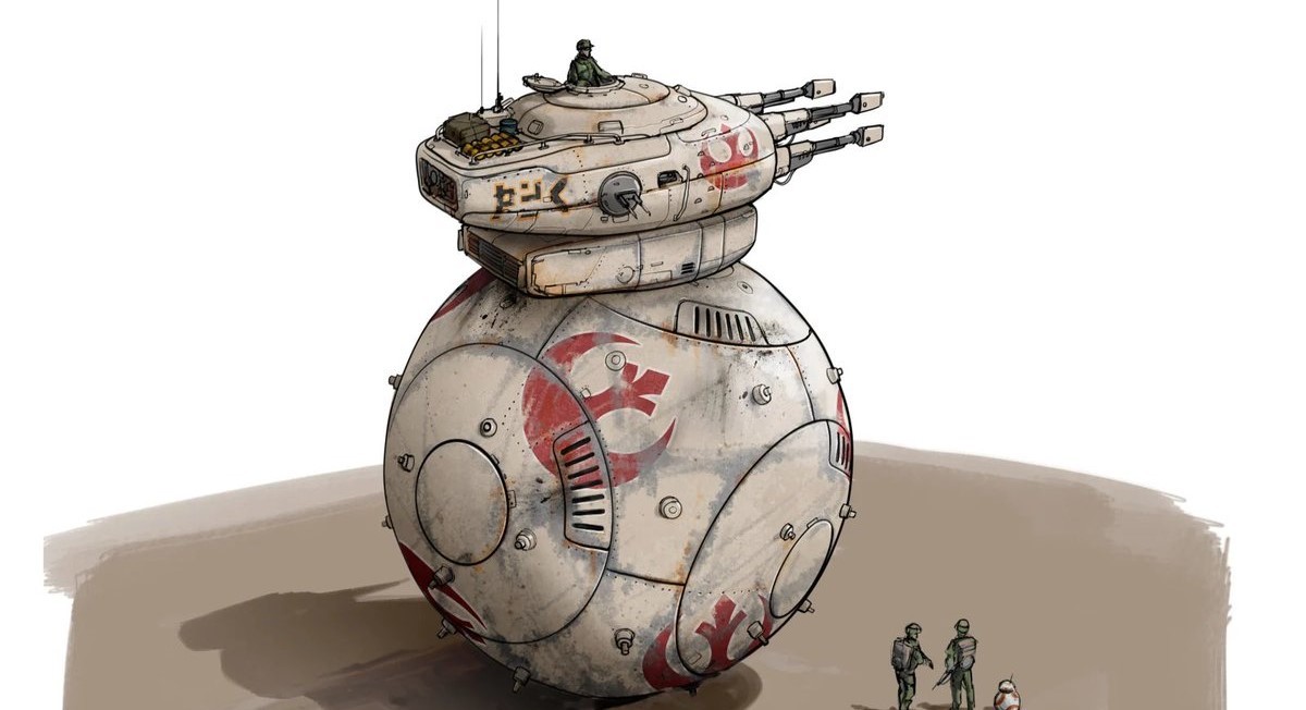 【星戰宇宙相關】《天行者的崛起》設定集公開芮鎖喉凱羅忍和 BB-8 造型的坦克！？