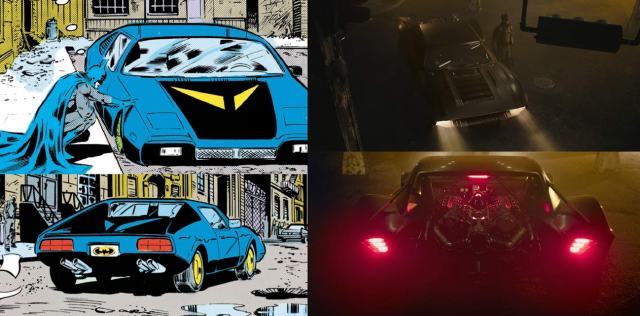 充滿復古的完整樣貌！官方釋出了新版《蝙蝠俠》電影中的蝙蝠車模型概念圖