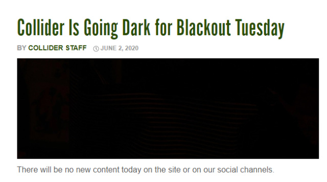 推特、IG 充斥黑色版面   美國演藝圈透過「Blackout Tuesday」來表達維護黑人族群