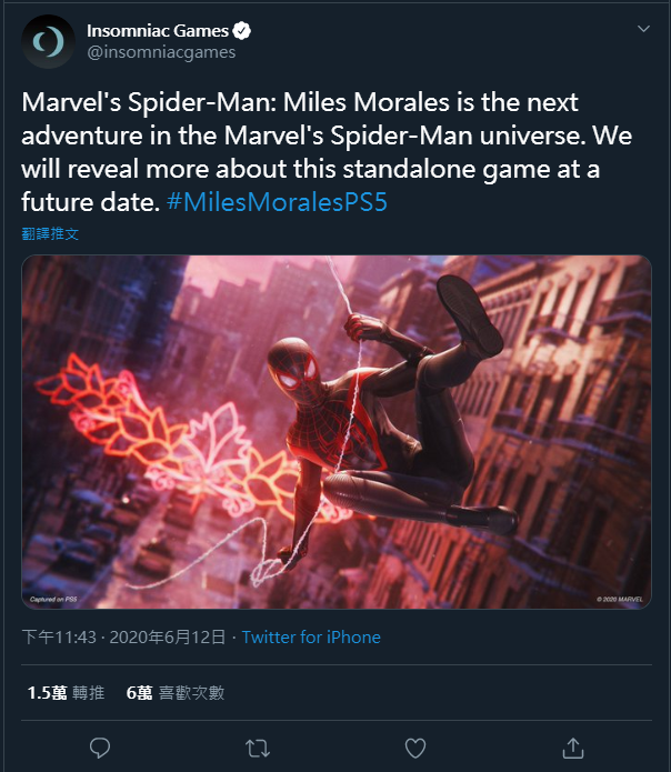 PS5《漫威蜘蛛人：邁爾斯》並非續集！？遊戲開發商：類似於《秘境探險》