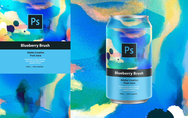 喝了就不會當機的 Adobe 飲料！Photoshop、Illustrator 通通都變成了果汁了！？