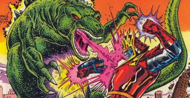 想不到吧！「怪獸之王」哥吉拉曾經跟復仇者聯盟和驚奇四超人大戰過！