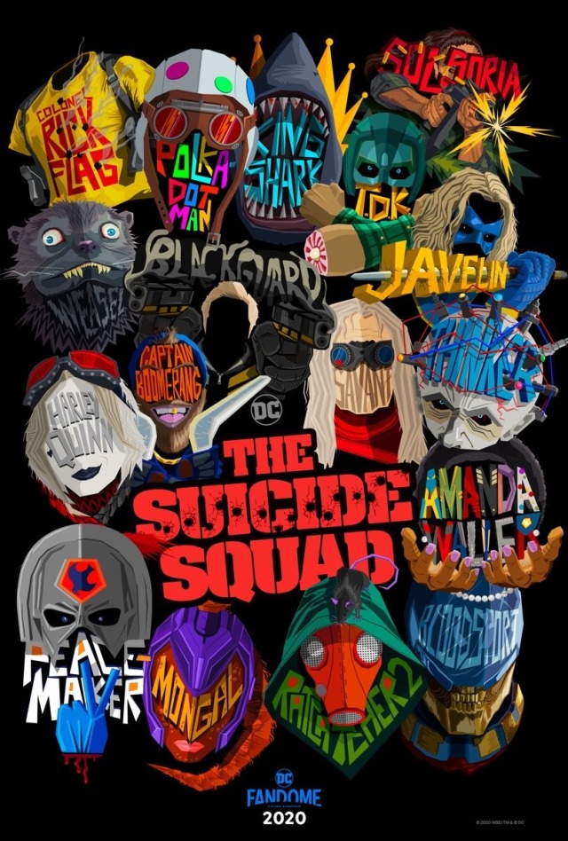 《自殺突擊隊：集結》20 張角色大頭插畫海報釋出！全新成員 2021 暑假再次組團出征