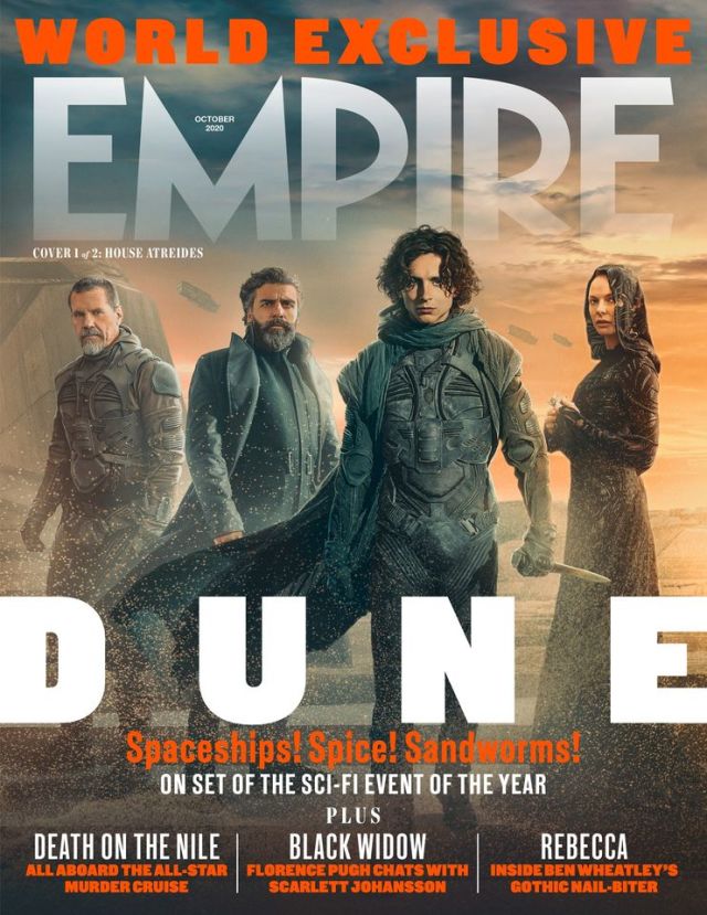 年末最強科幻鉅製《沙丘》登上《帝國》雜誌封面！提摩西夏勒梅、傑森摩莫亞等群星齊現身