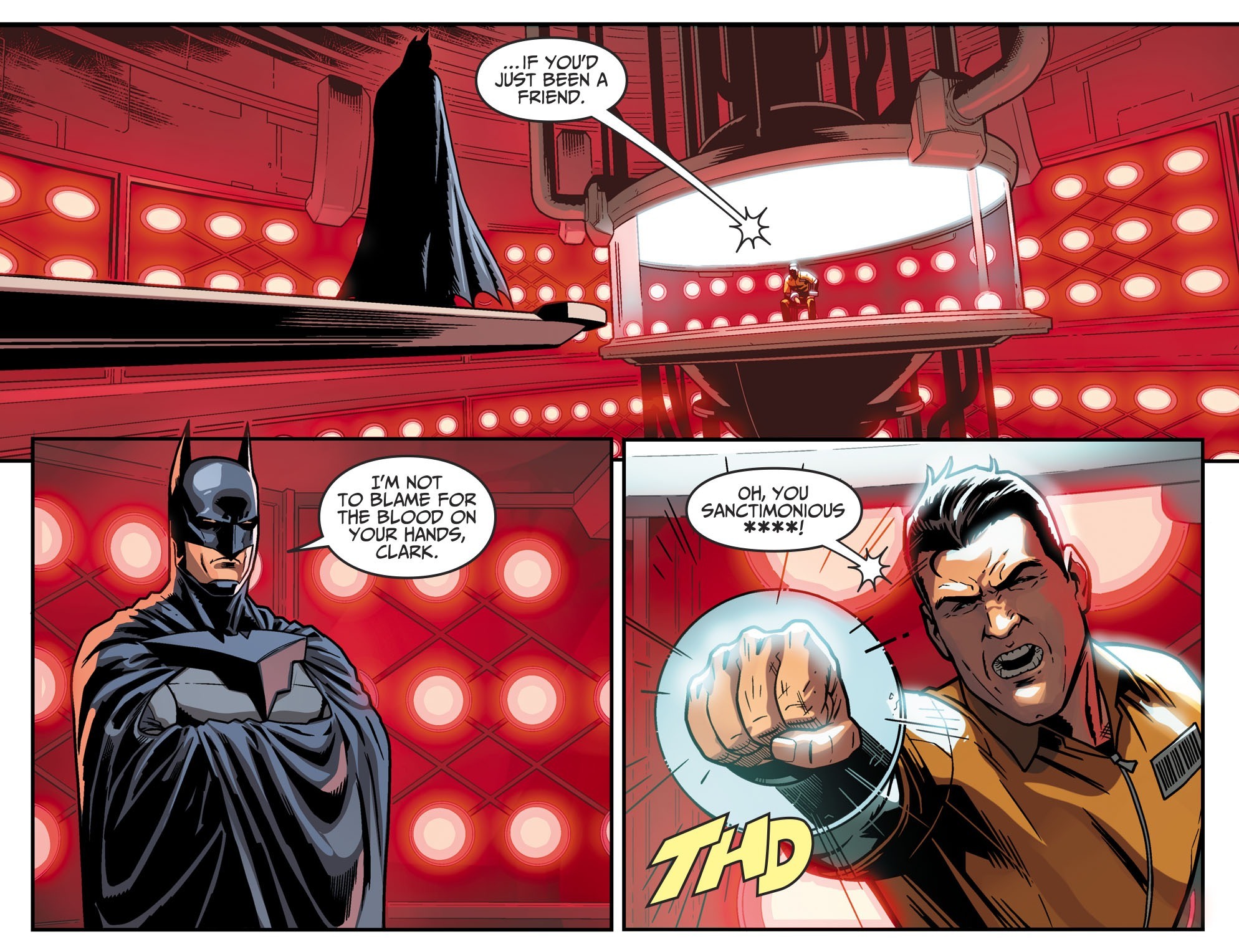 《不義聯盟 2 》前傳漫畫預覽釋出和編劇專訪，超人怪罪蝙蝠俠！？