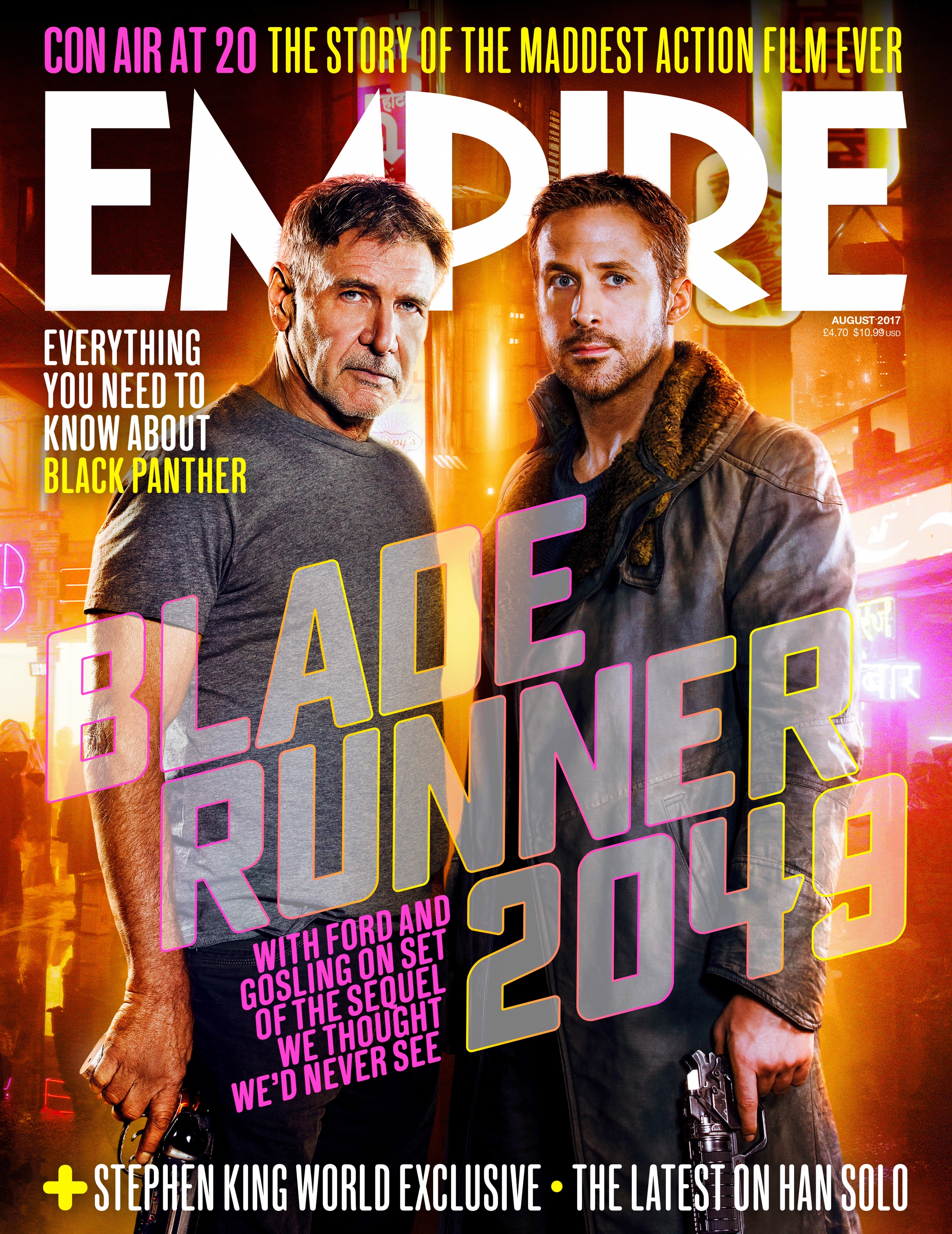 科幻經典續作《銀翼殺手 2049》登上帝國雜誌獨家封面