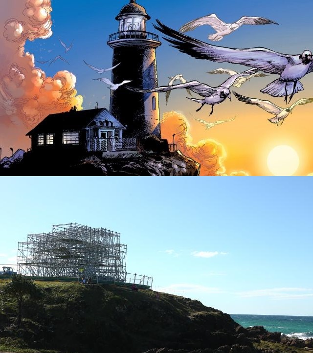 《水行俠》電影主角亞瑟庫瑞家族燈塔小屋片場建築開始