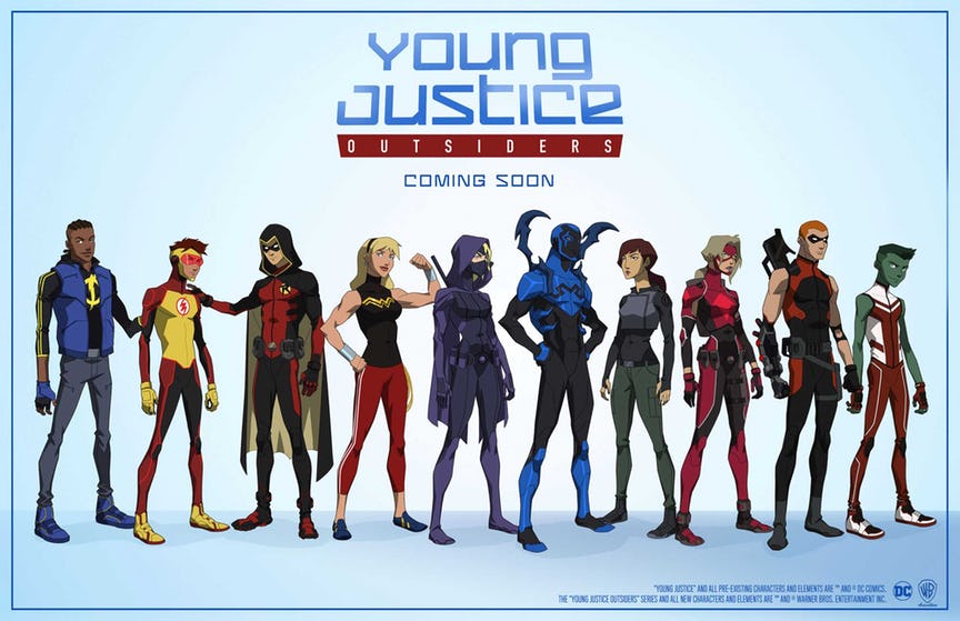 SDCC 《少年正義聯盟：局外者》公開全新角色造型以及相關細節