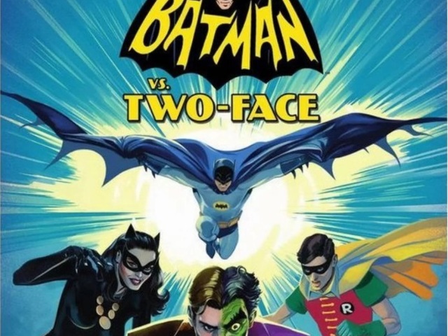 ６６蝙蝠俠最後的演出，動畫電影《蝙蝠俠大戰雙面人》公開海報
