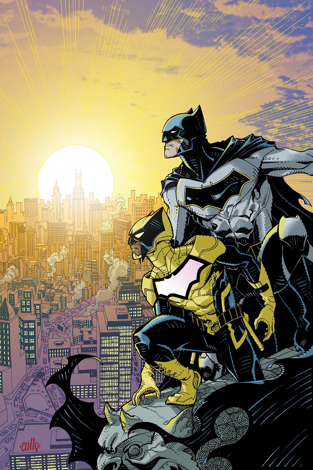 蝙蝠俠系列漫畫新連載《蝙蝠俠與信號俠》首張宣傳圖釋出