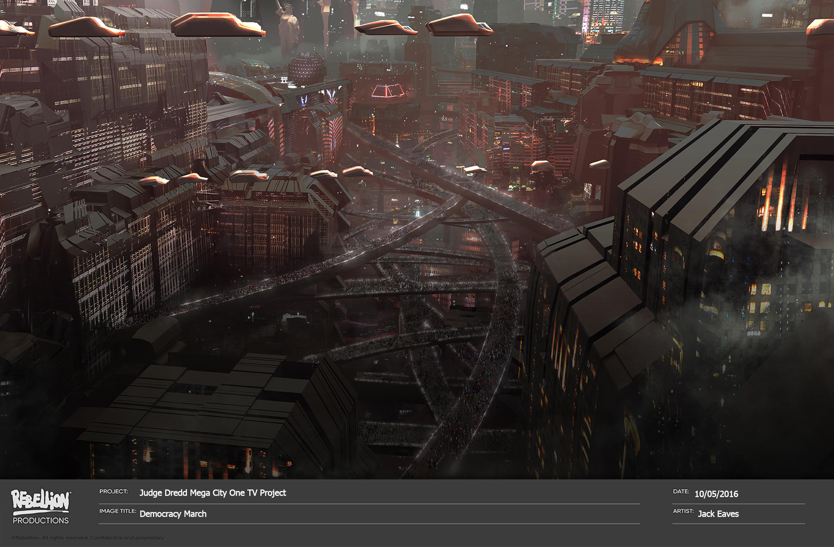 《Judge Dredd：Mega-City One》全新概念藝術圖釋出