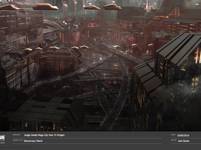 《Judge Dredd：Mega-City One》全新概念藝術圖釋出