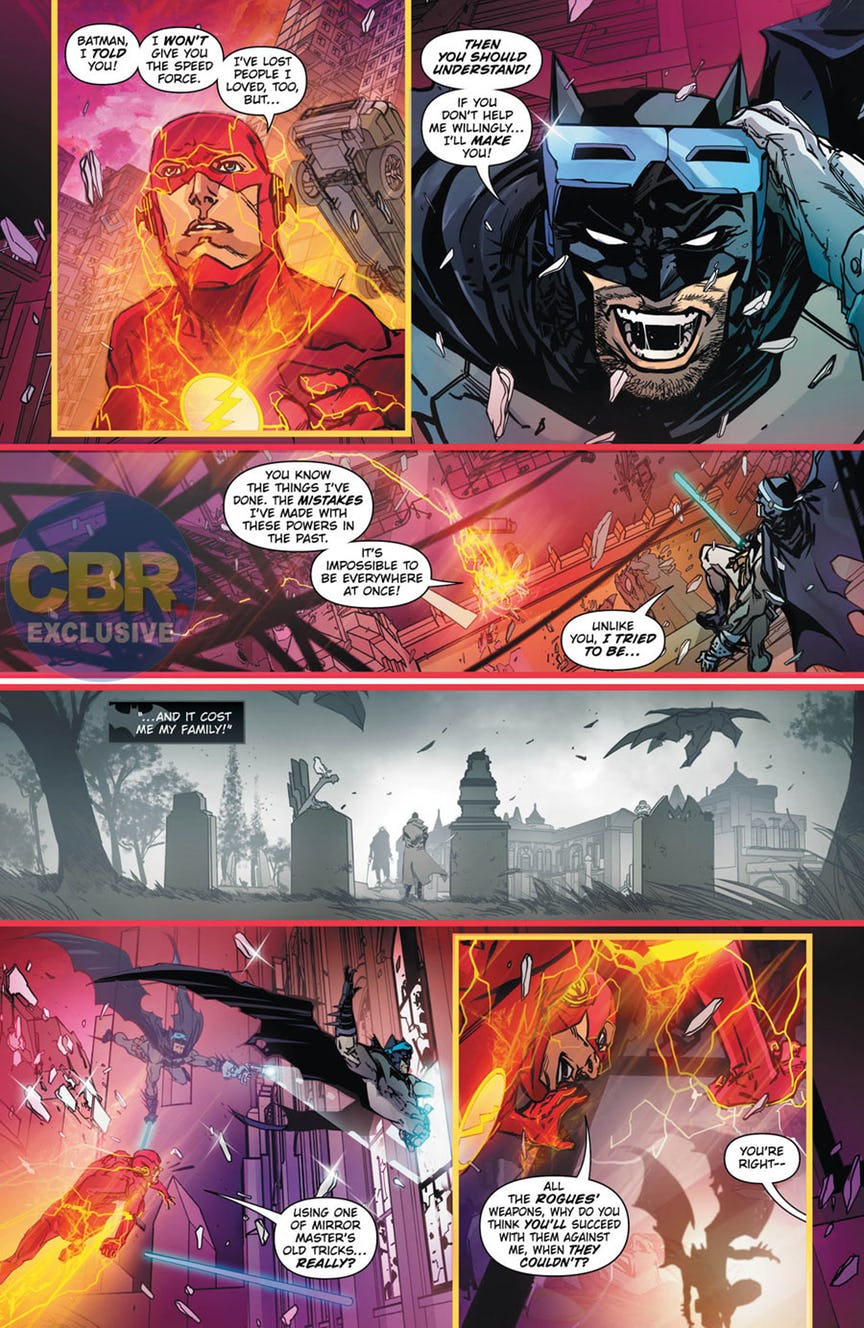 獲得神速力的入魔蝙蝠俠！「紅色死神」起源內頁搶先看