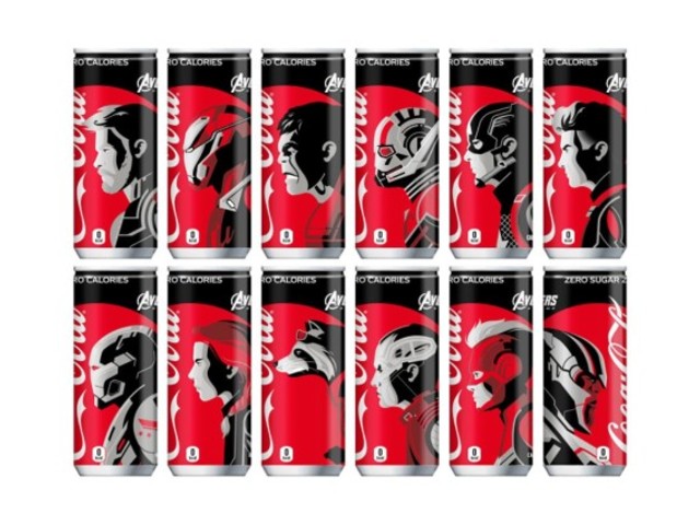 【ＭＣＵ相關】日本將推出《復仇者聯盟：終局之戰》和可口可樂的限定包裝瓶組合！
