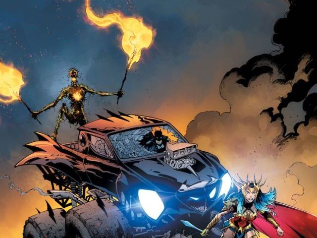 【ＤＣ宇宙相關】神力女超人主導大事件《暗夜：死亡金屬》出現全新的蝙蝠車！