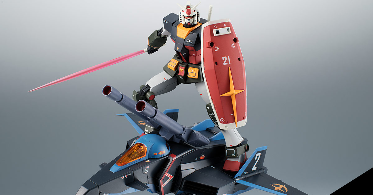 更新官圖】ROBOT魂《機動戰士鋼彈》RX-78-2 鋼彈& G戰機ver