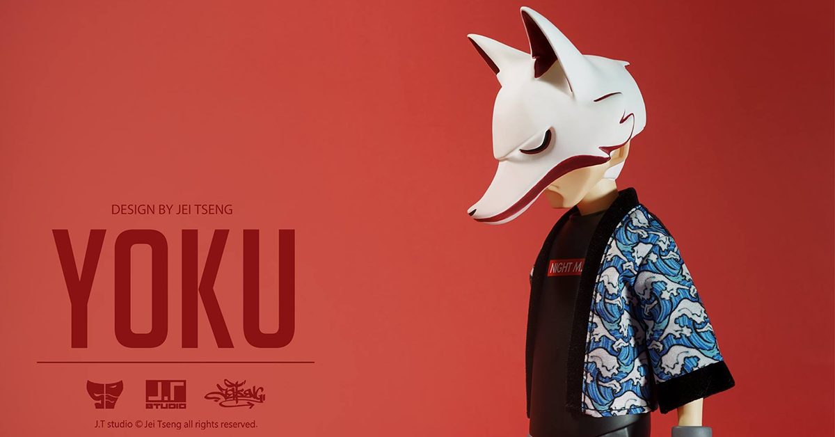 J.T STUDIO 1/8 Yoru Fluorescent Fox Viny